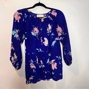 Yumi Kim | Isi Blue Foral Blouse